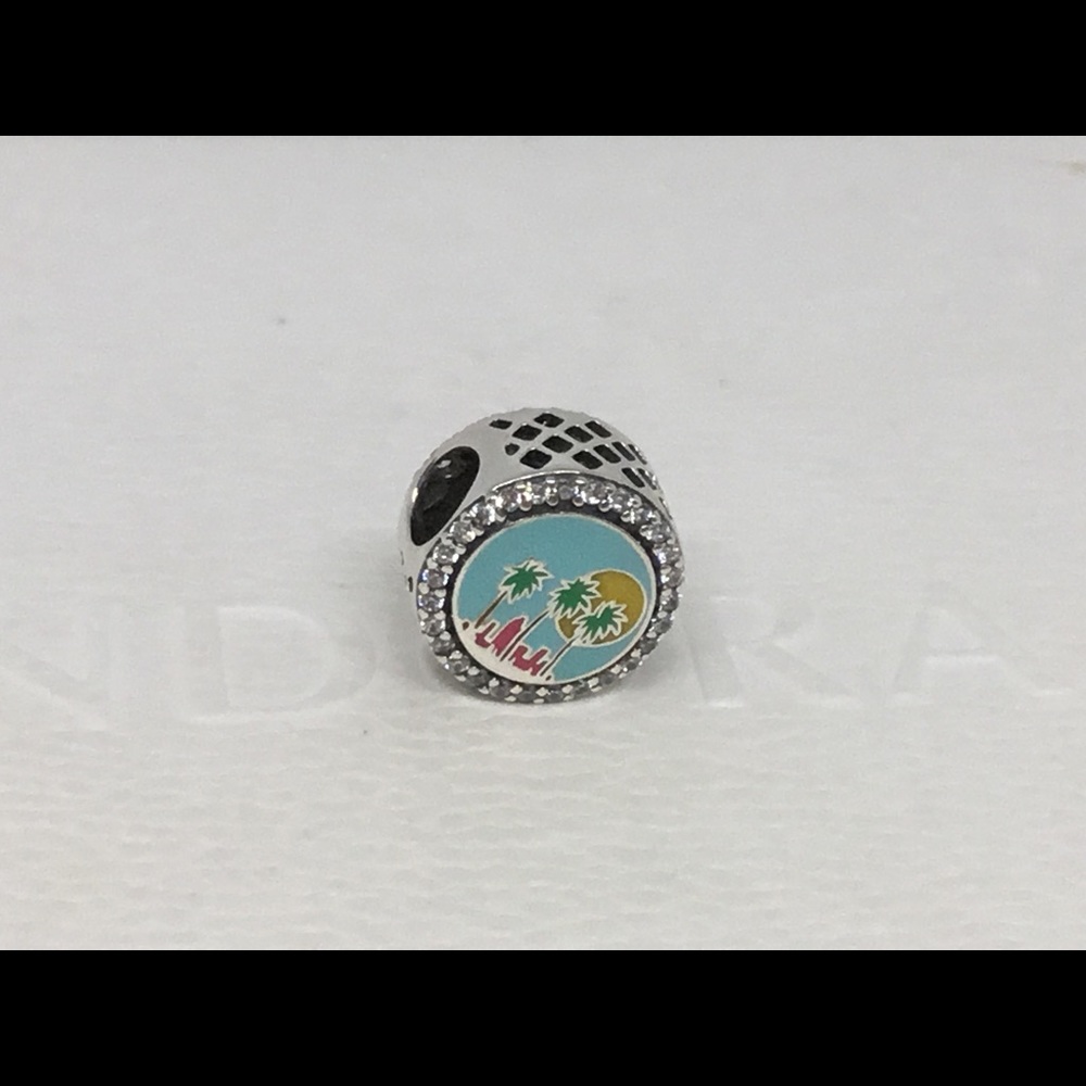 Pandora Miami Palm Tree CZ Charm